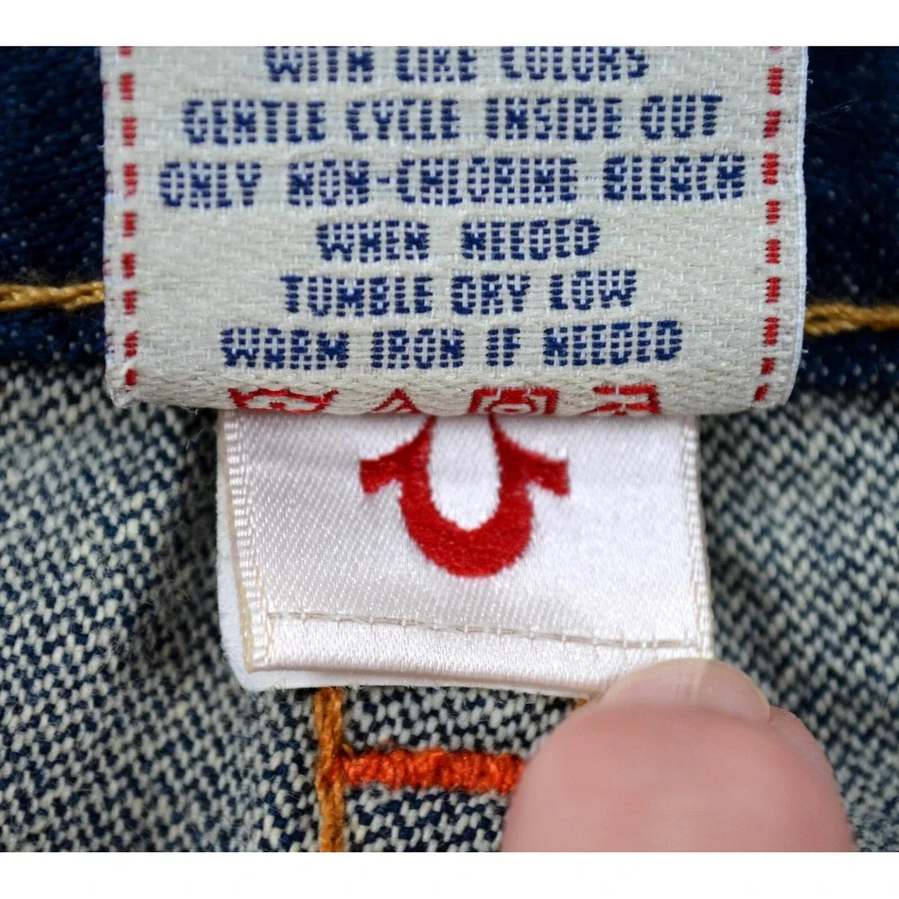 True Religion Blue Jeans‎ Bobby Men's 36x34 Inseam 34.5